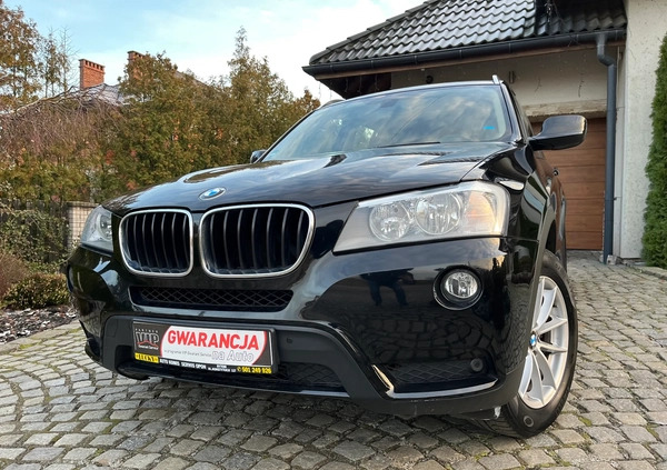 BMW X3 cena 58900 przebieg: 224000, rok produkcji 2012 z Sępopol małe 466